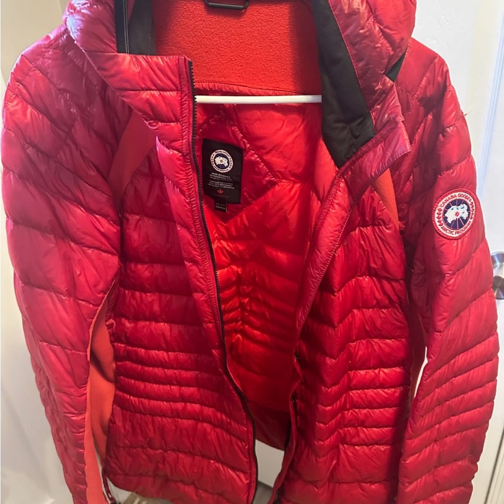 Canada Goose Vibrant Red Quilted Jacket